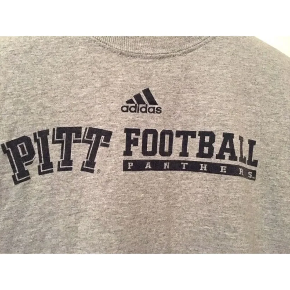 Pitt Panthers Football Size Medium Adidas T-Shirt